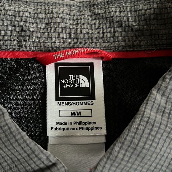 The North Face - Men’s Outdoor button down Hiking Shirt size M grey GUC - Picture 3 of 7